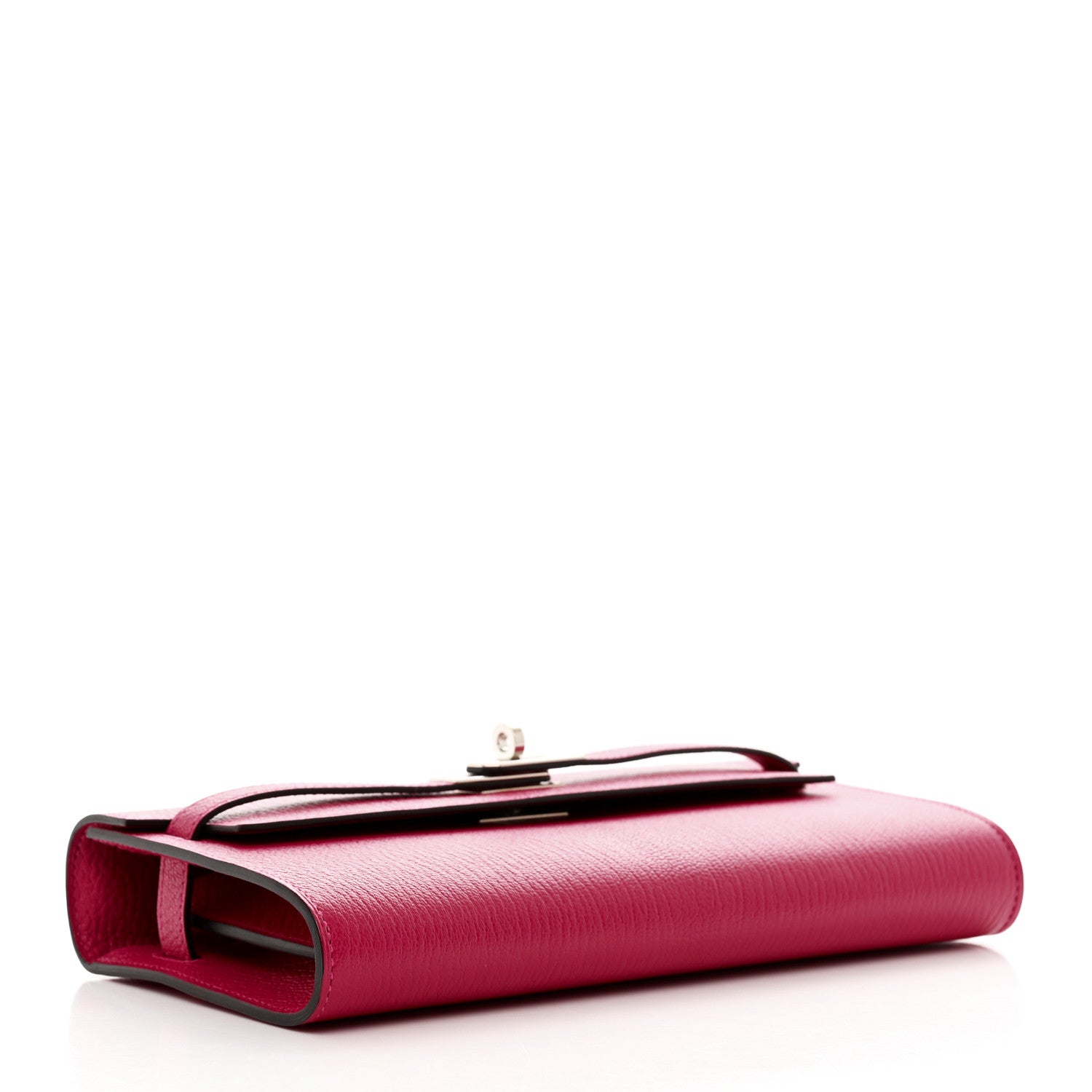 Hermes Chevre Mysore Kelly Wallet To Go Rose Mexico 3 of 6