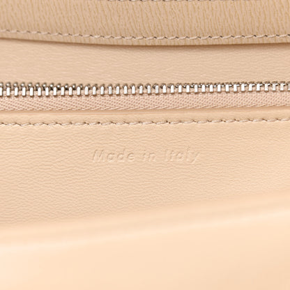 Celine Liege Calfskin Medium Classic Box Flap Bag Cream 8 of 12