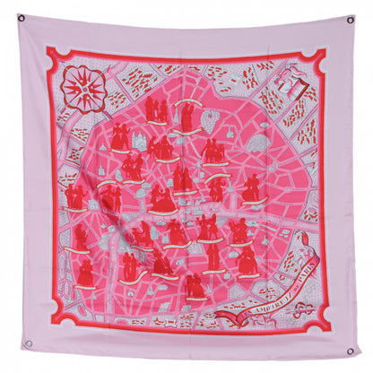 Hermes Silk Les Amoureux de Paris Scarf 90 2 of 6