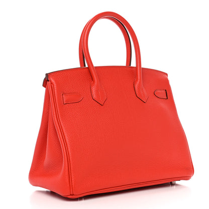 Hermes Togo Birkin 30 Capucine 2 of 10
