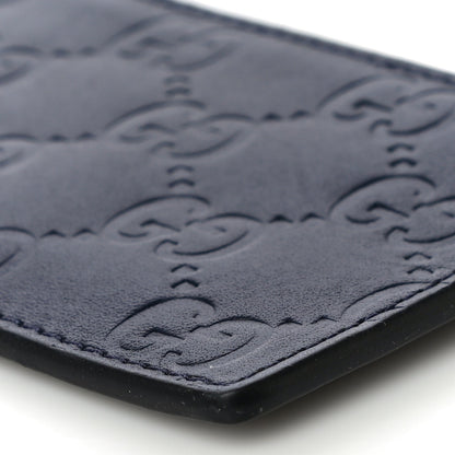 Gucci Guccissima Signature Coin Case Card Holder Blue 9 of 9