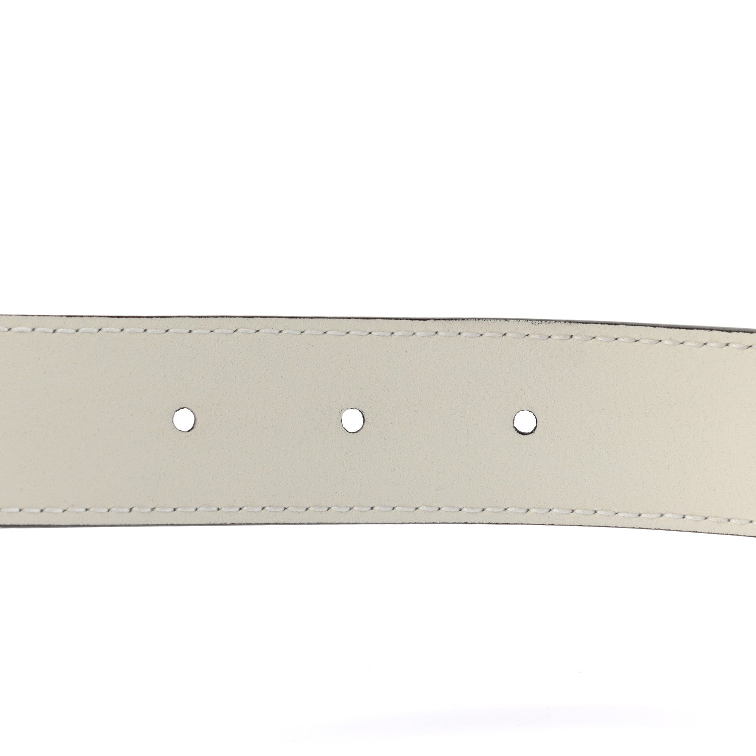 Gucci Moon Calfskin Zumi 30mm Belt 105 42 Off White 4 of 5