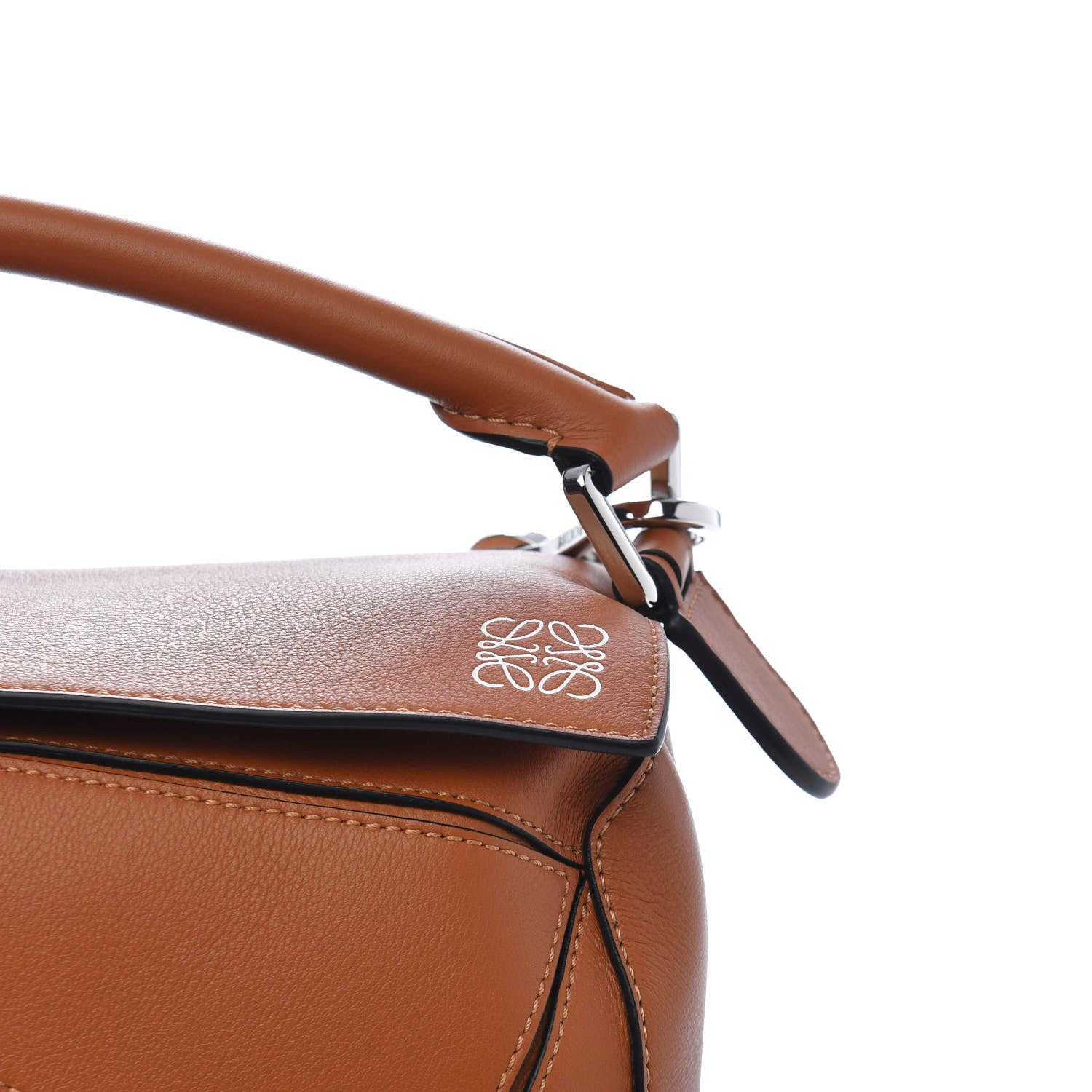 Loewe Calfskin Small Puzzle Bag Tan 9 of 9
