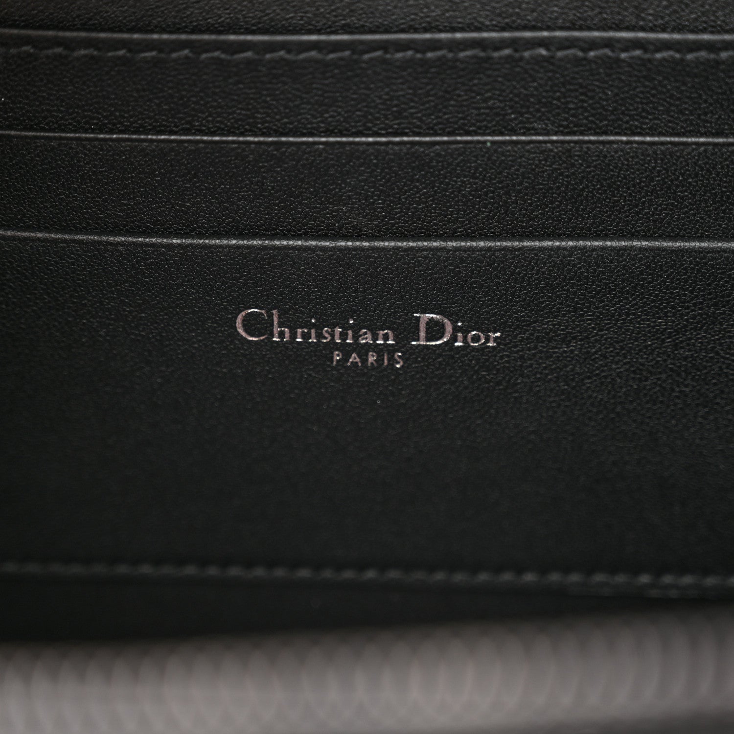 Christian Dior Calfskin Macrocannage Caro Box Bag Black 6 of 10