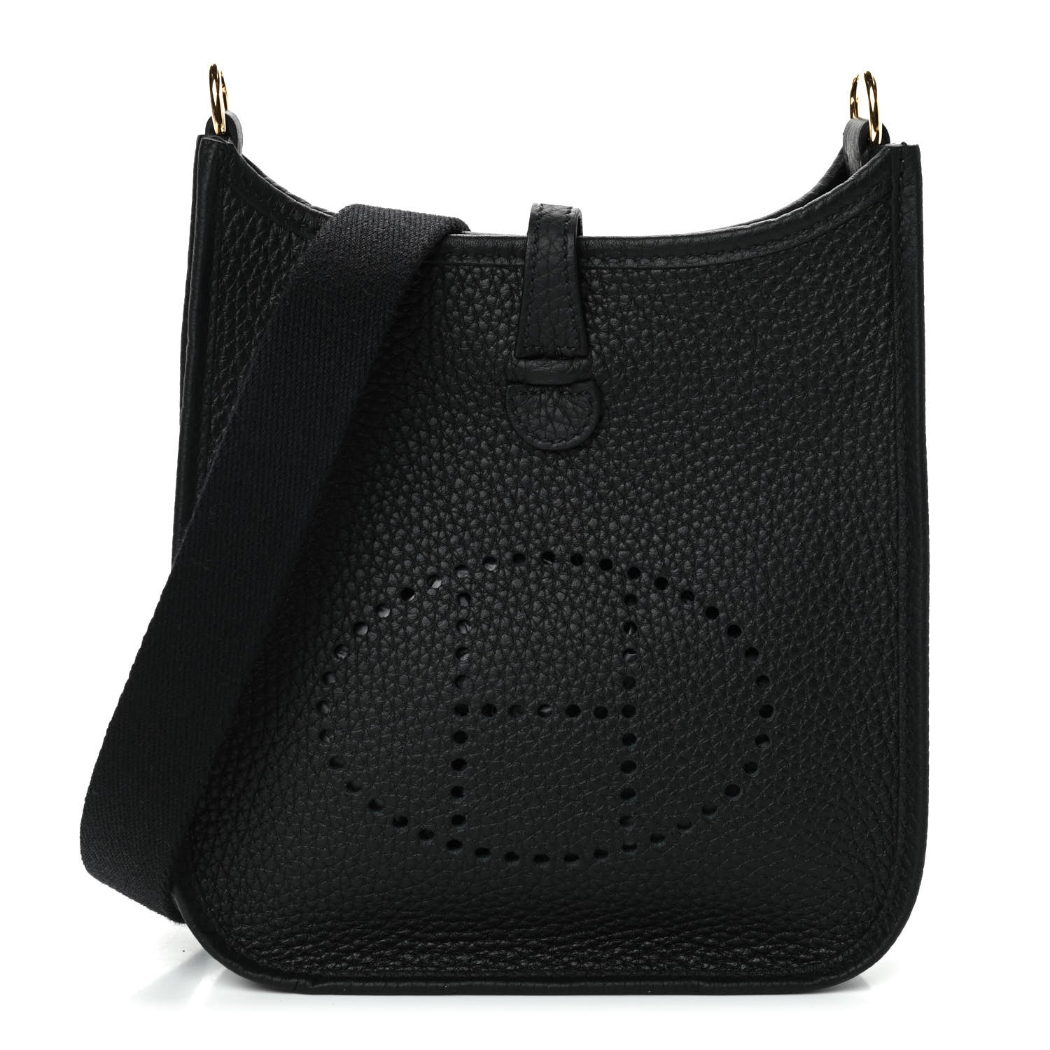Hermes Taurillon Clemence Evelyne TPM Black 1 of 4