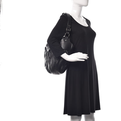 Burberry Calfskin Hobo Black 2 of 13