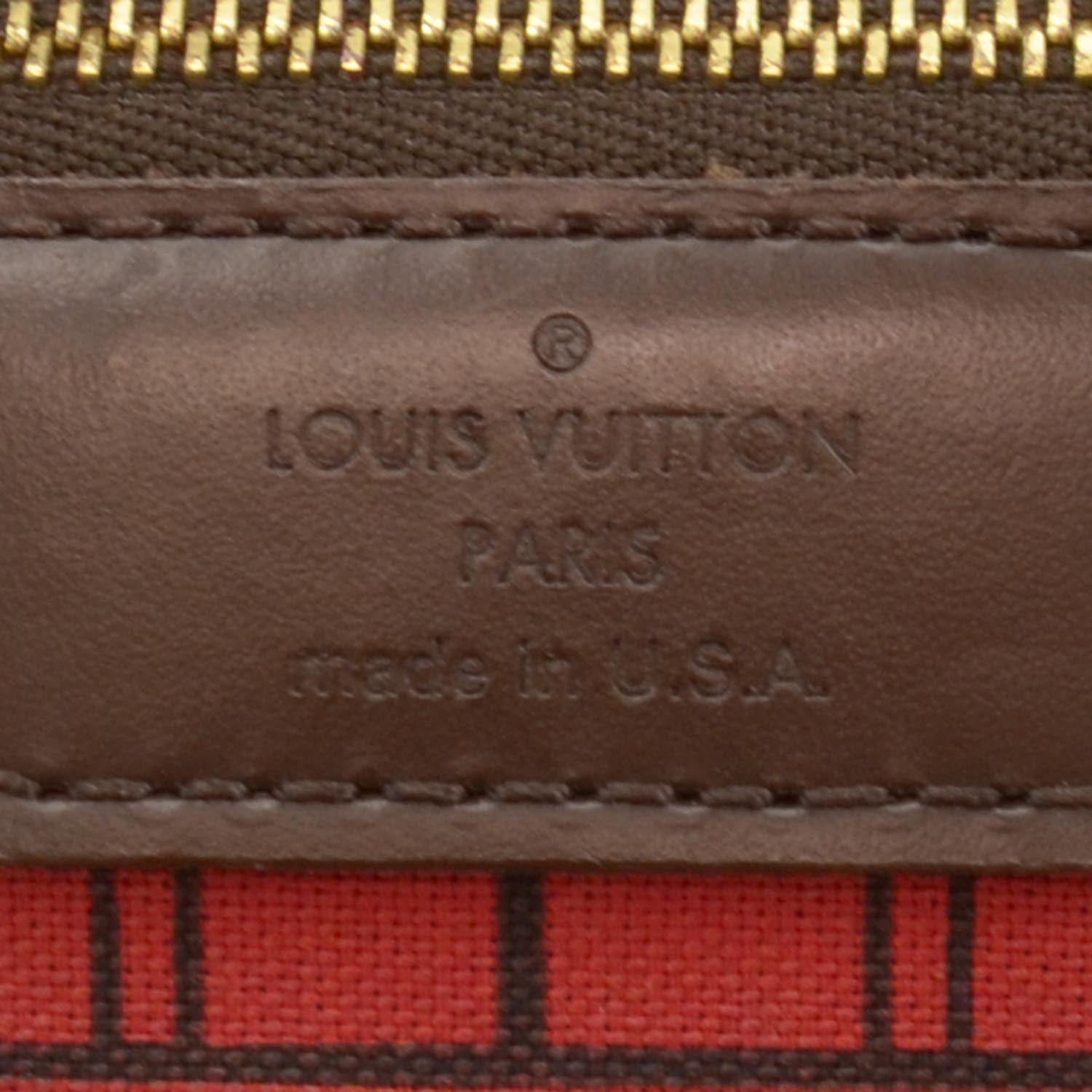 Louis Vuitton Damier Ebene Neverfull PM 6 of 7