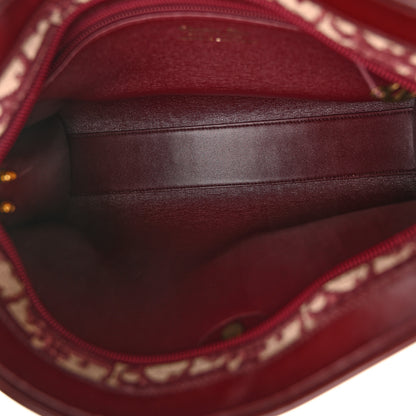 Christian Dior Monogram Shoulder Bag Red 5 of 10