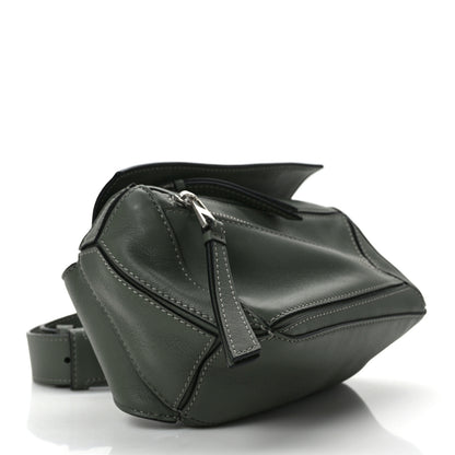 Loewe Calfskin Mini Puzzle Bumbag Dark Sage 3 of 7