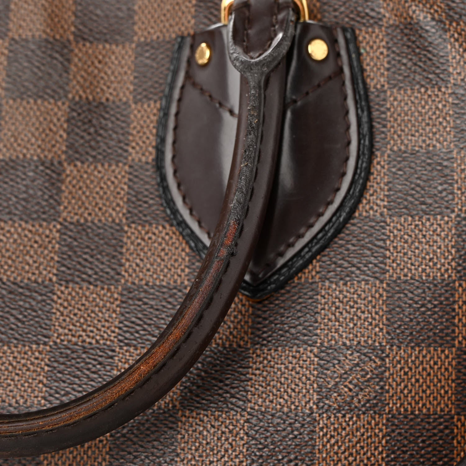 Louis Vuitton Cuir Taurillon Damier Ebene Normandy Black 18 of 25