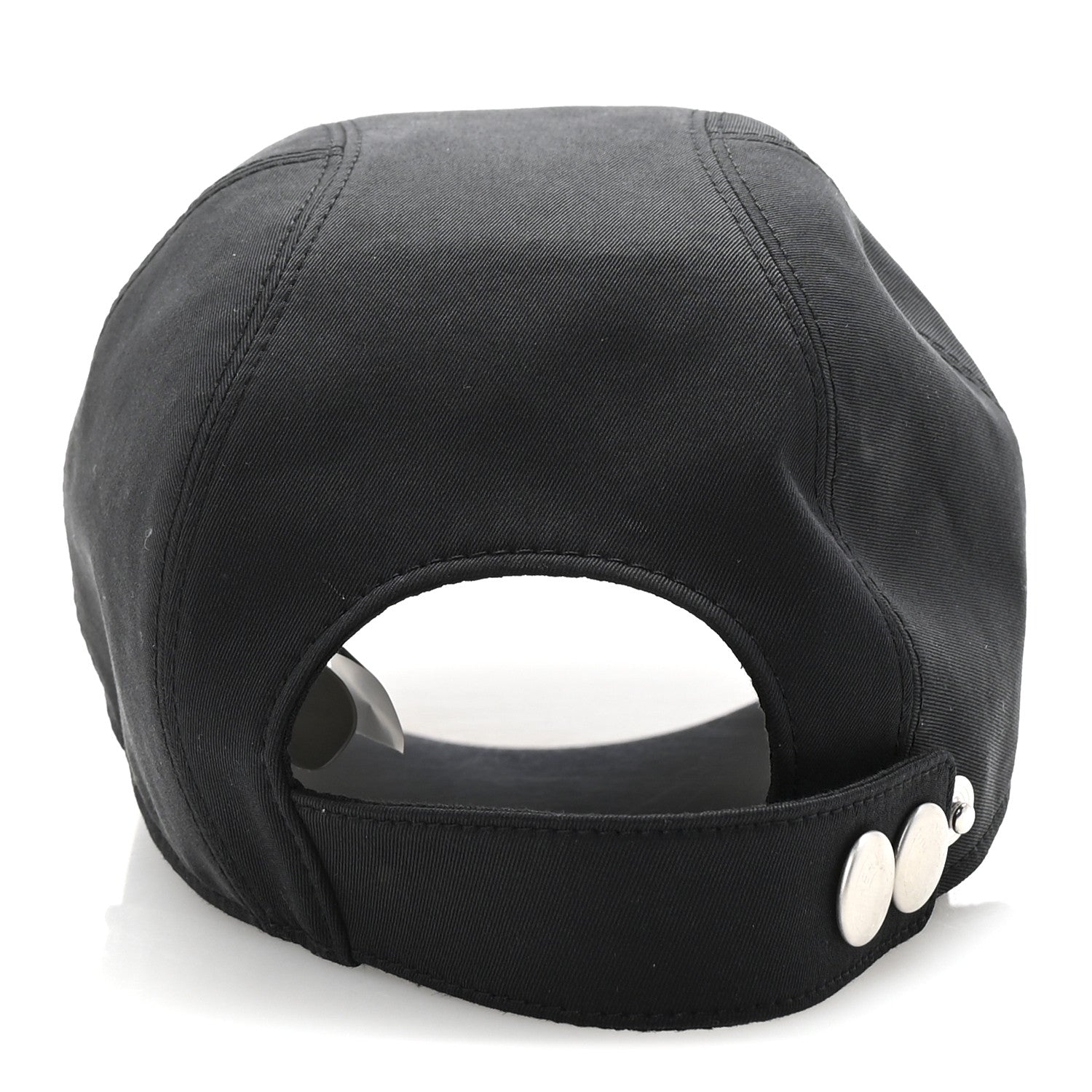 Hermes Cotton Miles H Circle Hat 56 Black 6 of 8