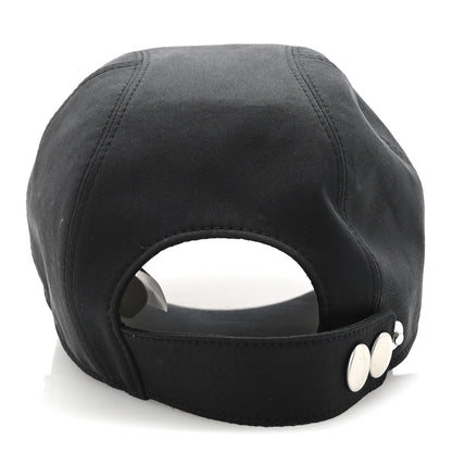 Hermes Cotton Miles H Circle Hat 56 Black 6 of 8