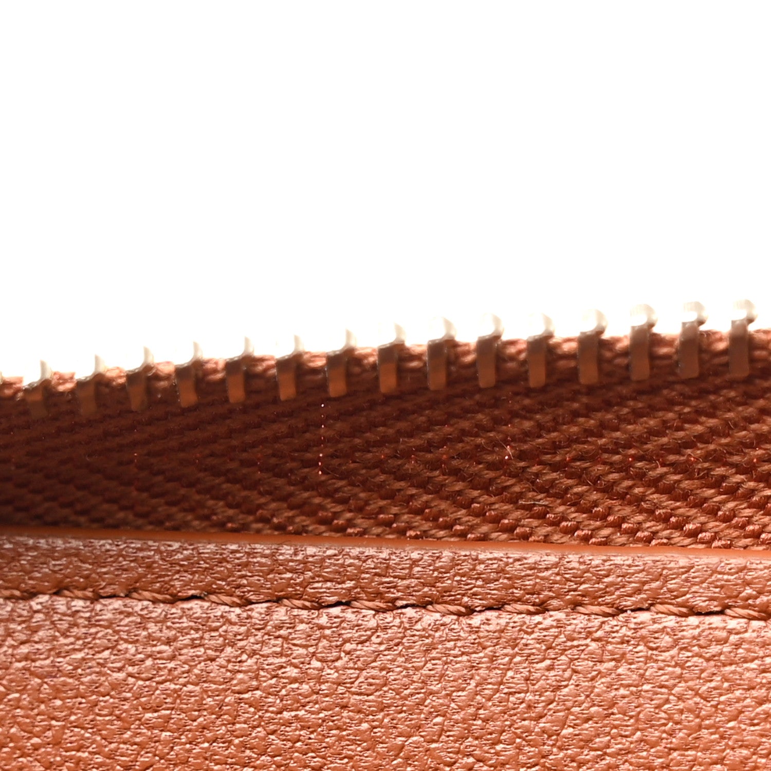 Chanel Lambskin Quilted Studded CC Large Gusset Zip Around Wallet Light Brown 10 of 16