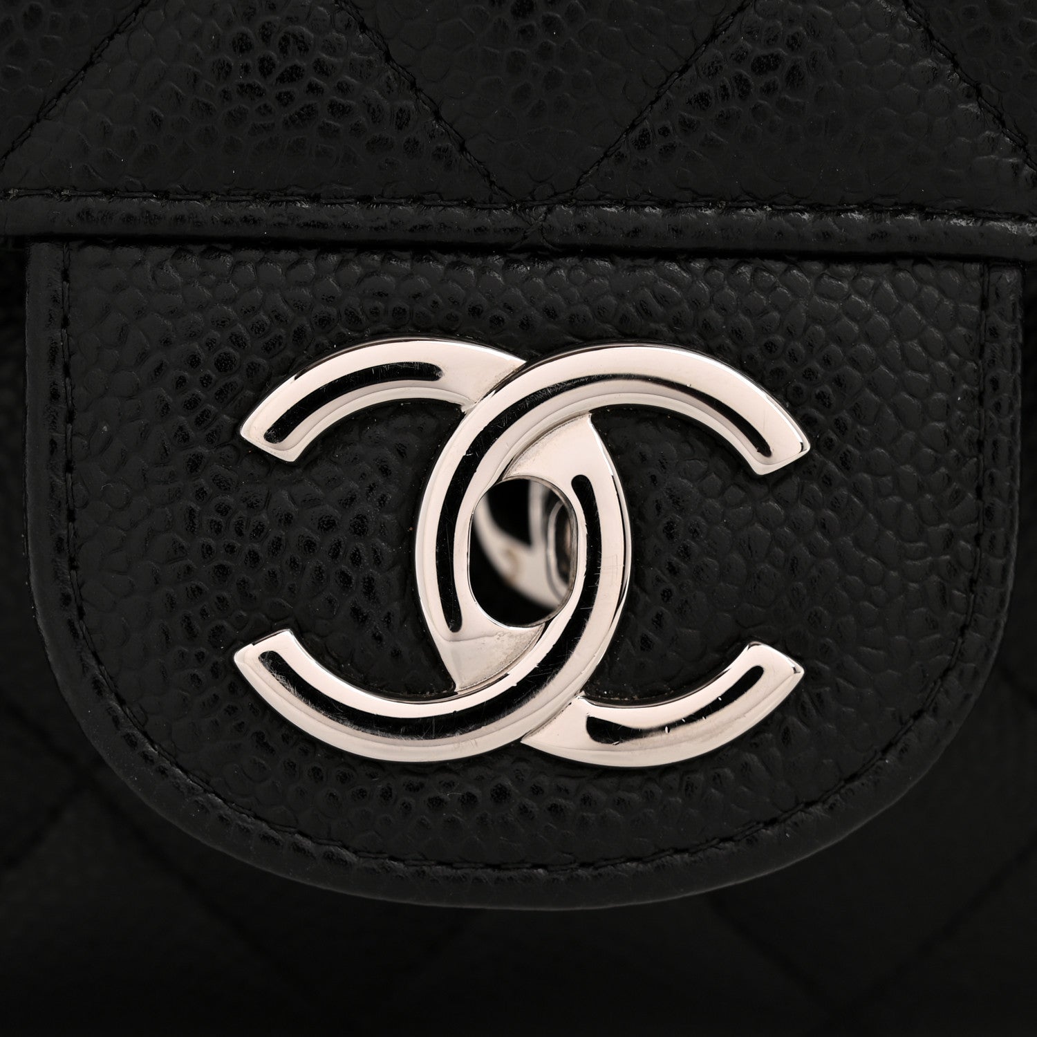 Chanel Caviar Quilted Maxi Double Flap Black 11 of 12