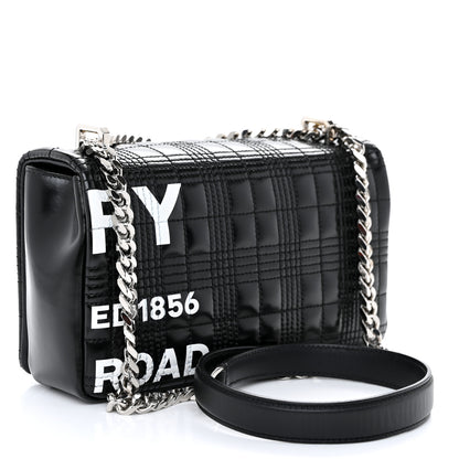 Burberry Quilted Horseferry Print Small Lola Bag Black 3 of 10