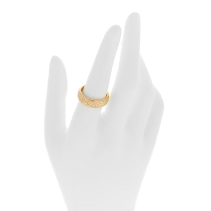 Hermes 18K Yellow Gold H Logo Band Ring 57 8 2 of 5