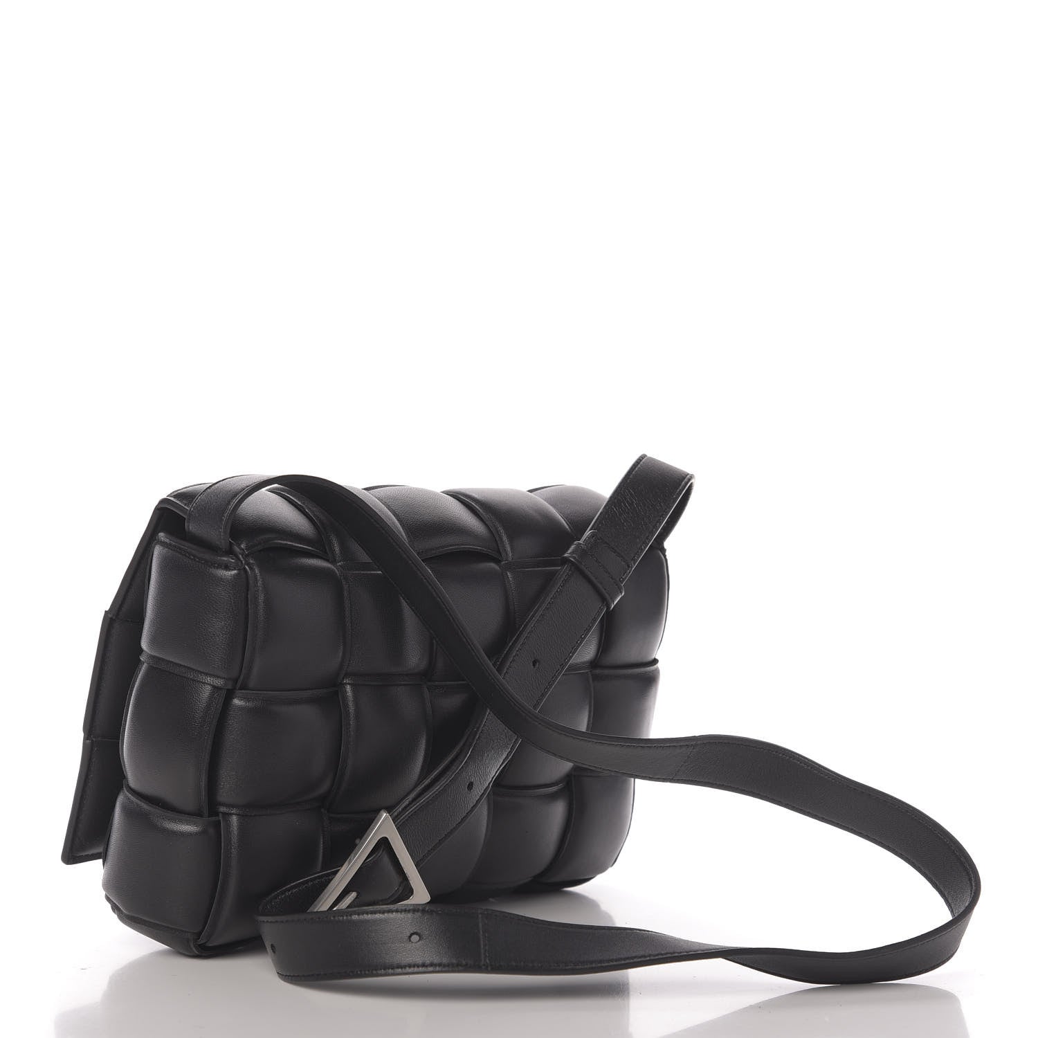 Bottega Veneta Nappa Maxi Intreccio Padded Cassette Crossbody Bag Black 3 of 9