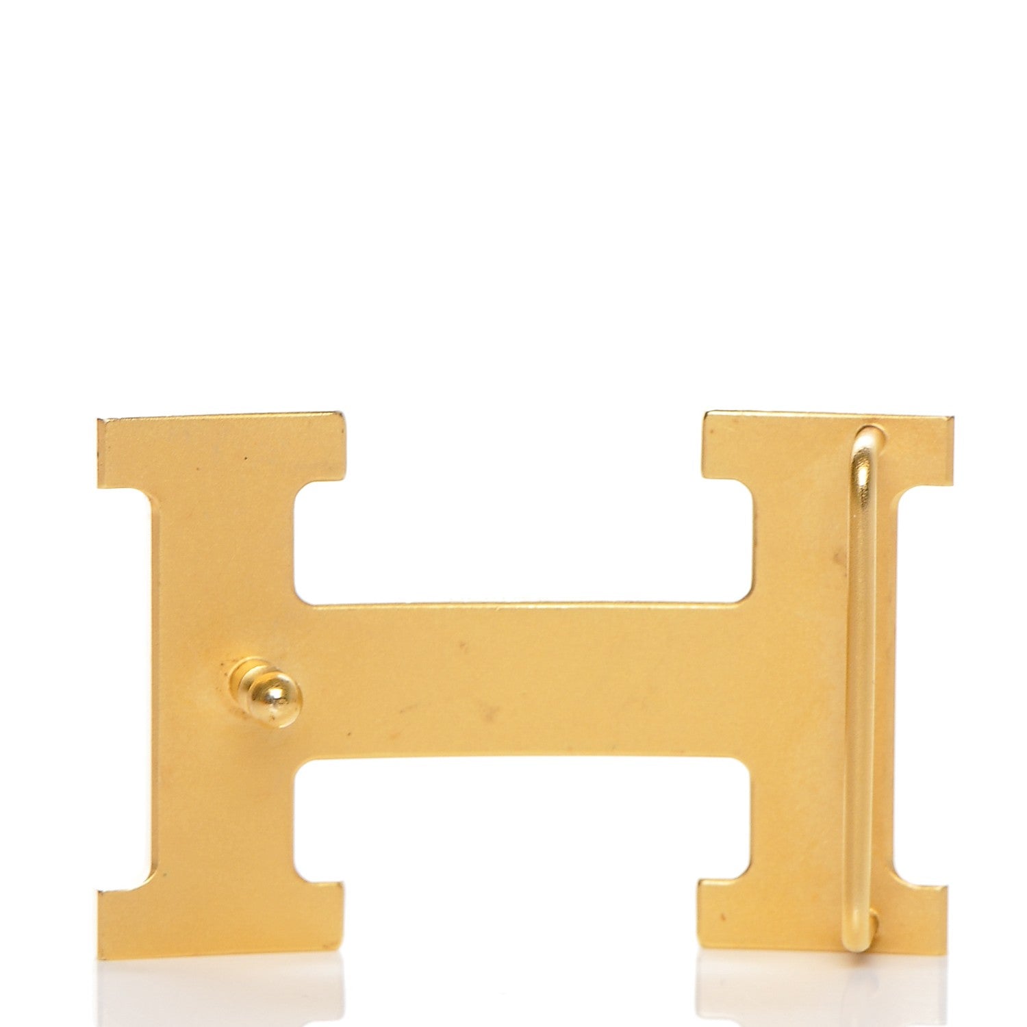 Hermes Polished 32mm H Belt Buckle Gold 3 of 4