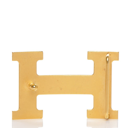 Hermes Polished 32mm H Belt Buckle Gold 3 of 4