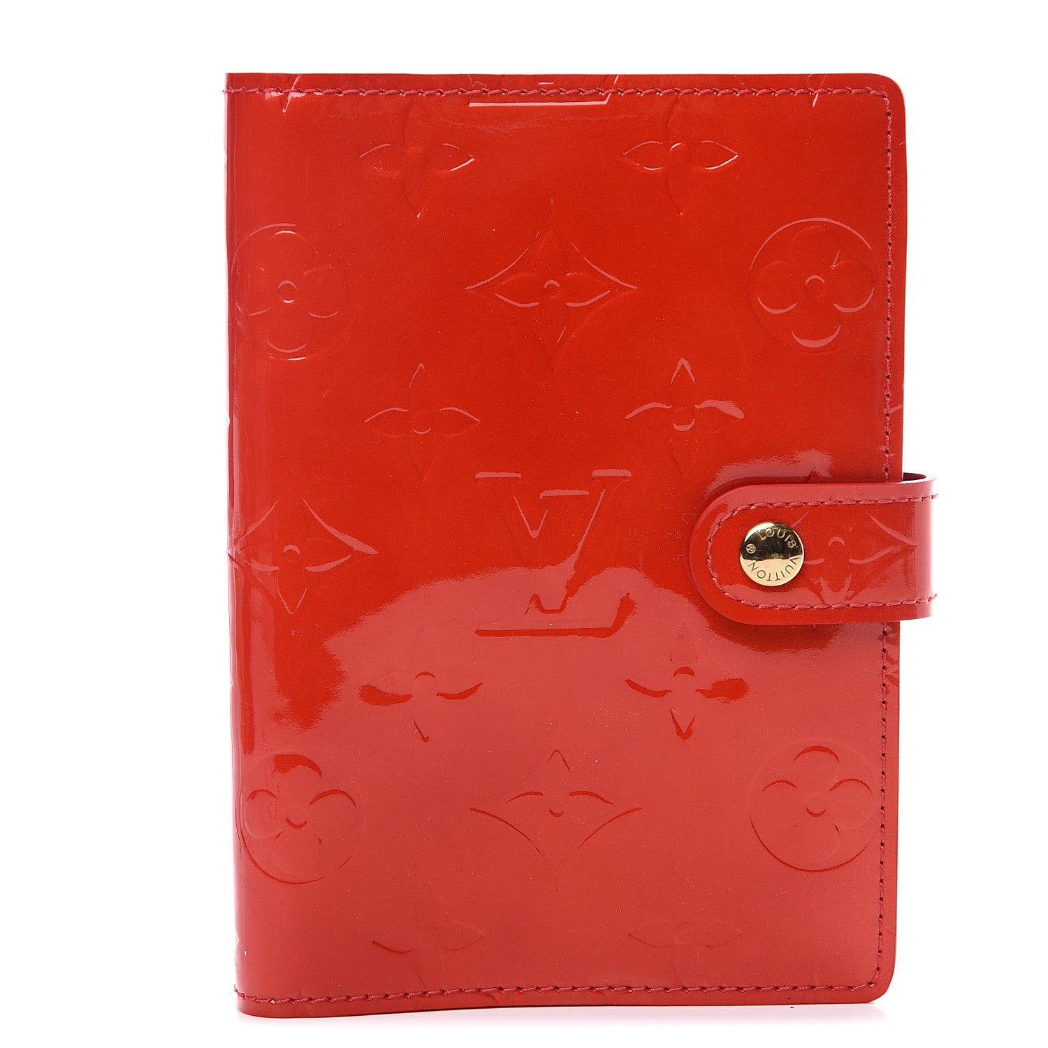 Louis Vuitton Vernis Small Ring Agenda Cover Red 1 of 7