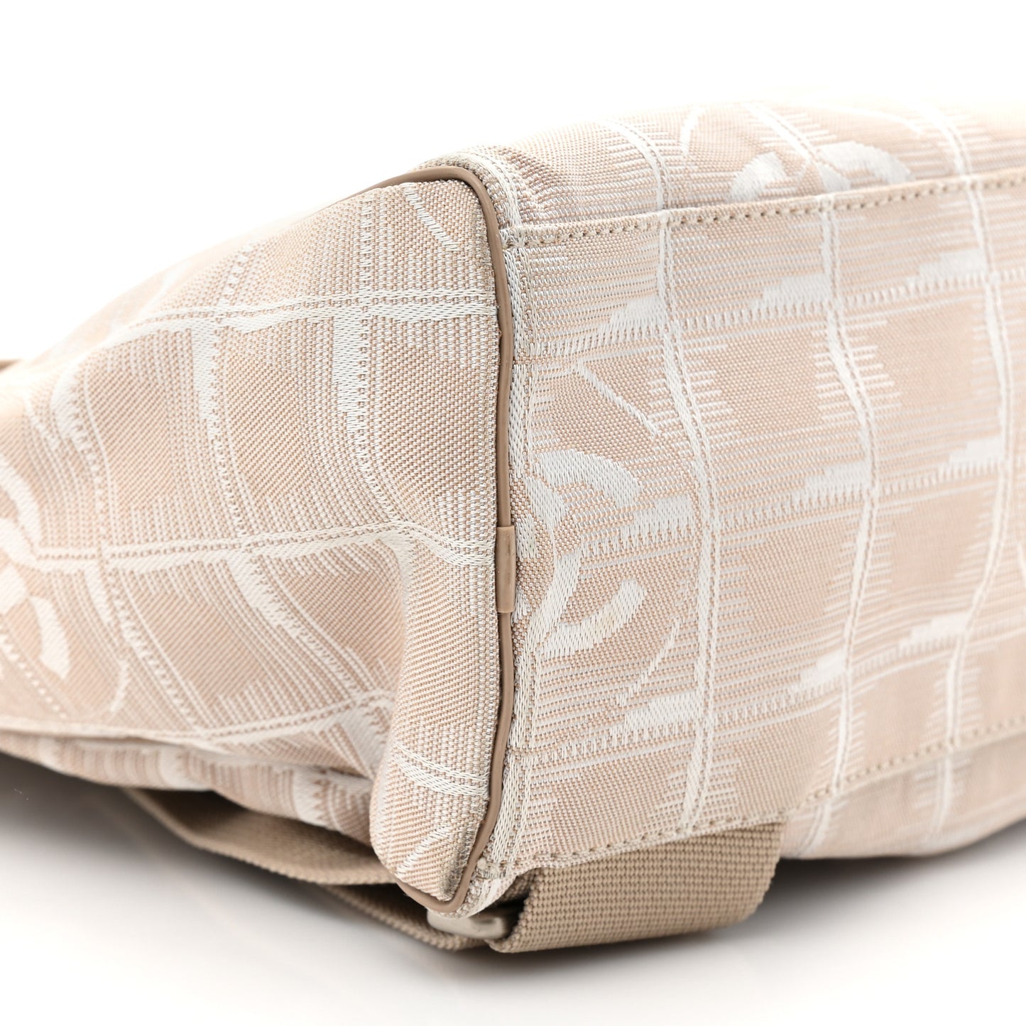 Nylon Travel Backpack Beige