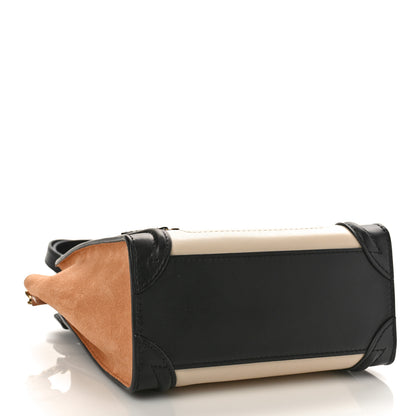 Celine Baby Grained Calfskin Nubuck Nano Tri-Color Luggage Light Taupe 4 of 8
