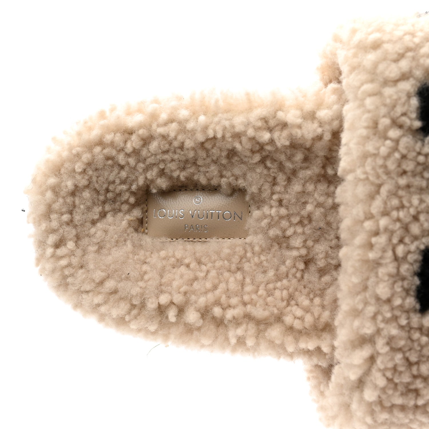 Louis Vuitton Shearling Bom Dia Flate Mules 38 Beige 7 of 11