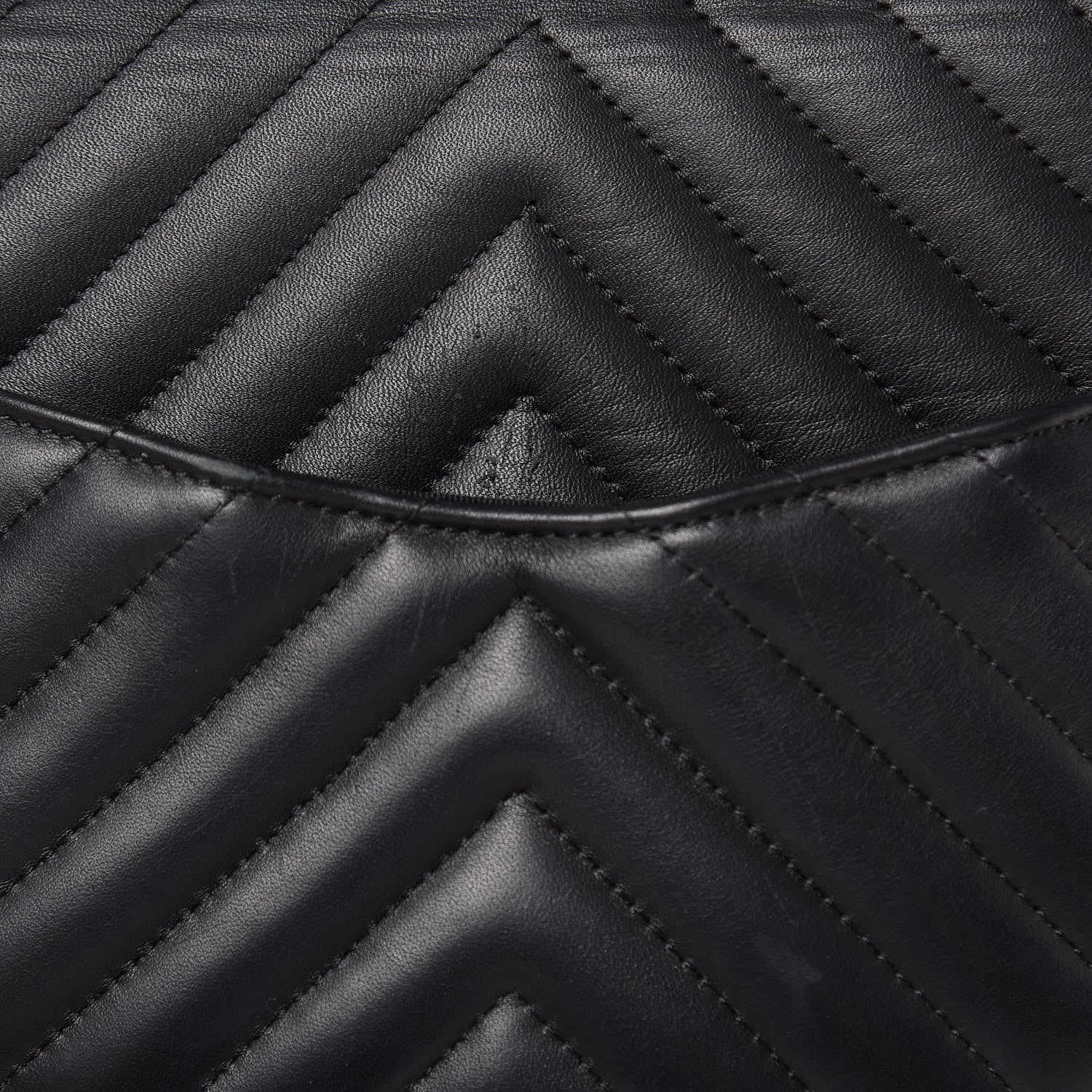 Chanel Calfskin Chevron Quilted Large Urban Spirit Backpack Black 13 of 17