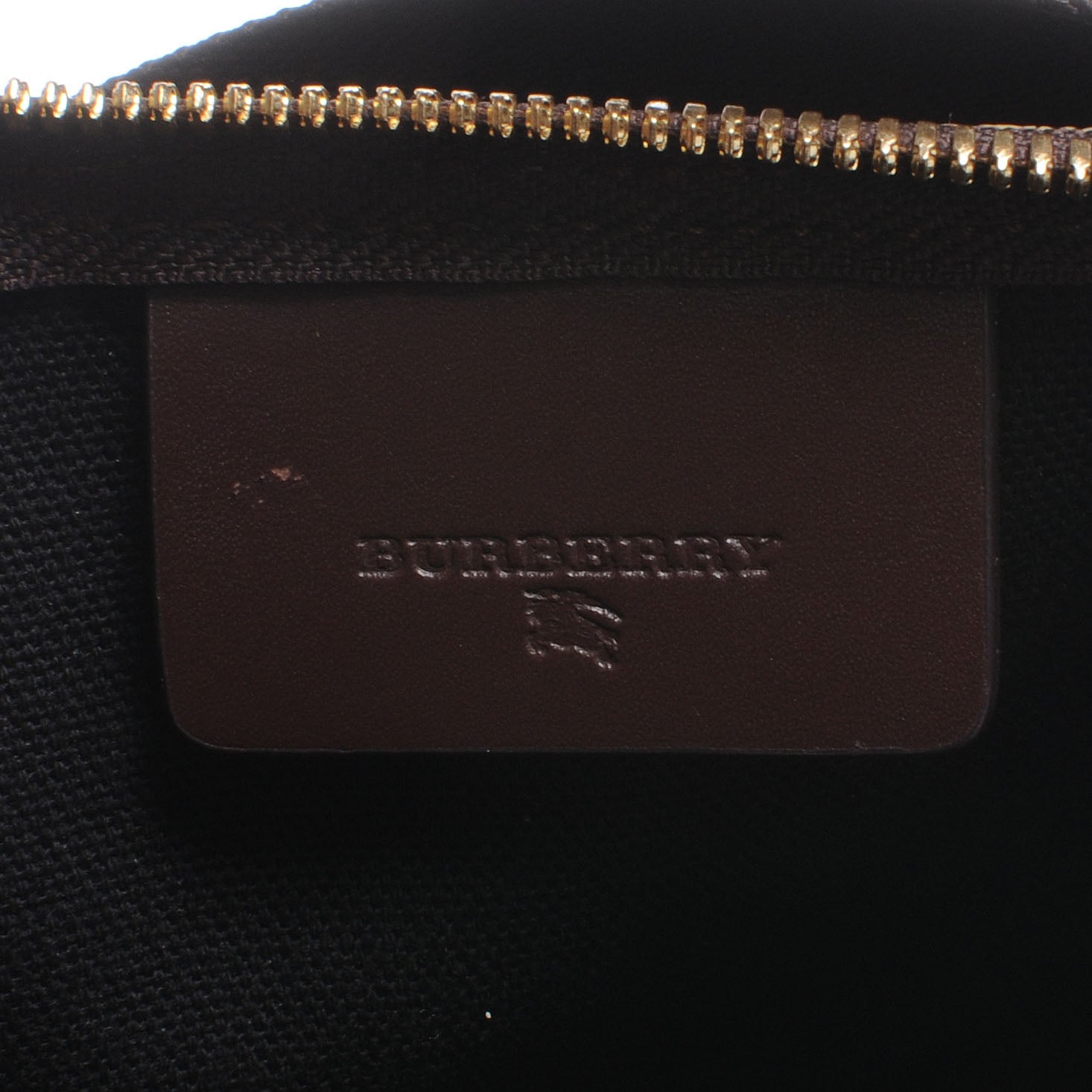 Burberry Haymarket Check Duffle Bag Brown 6 of 7