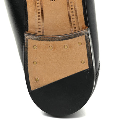 Gucci Calfskin Womens Jordaan Loafers 37 Black 9 of 19