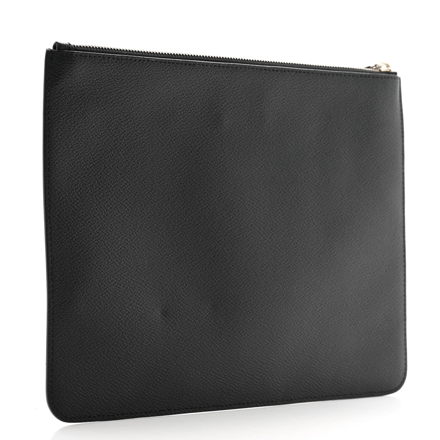 Givenchy Calfskin Cobra Print Zip Pouch Black 3 of 10