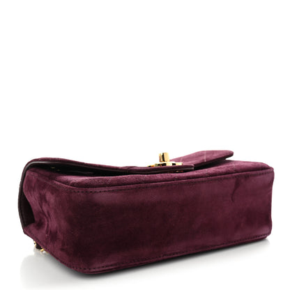 Chanel Suede Calfskin Mini Souplissimo Flap Burgundy 4 of 11