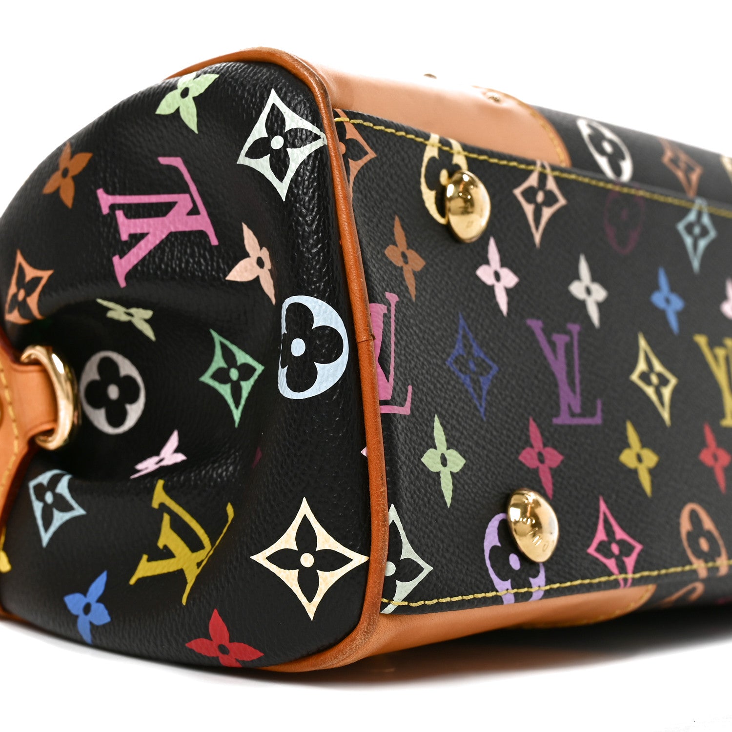 Louis Vuitton Monogram Multicolor Beverly MM Black 7 of 8