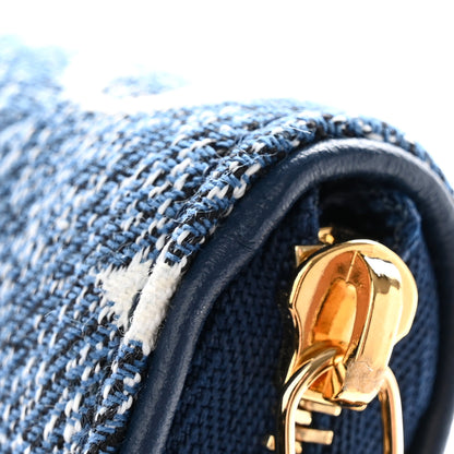 Louis Vuitton Denim Monogram Jacquard Zippy Coin Purse Bleu 8 of 9