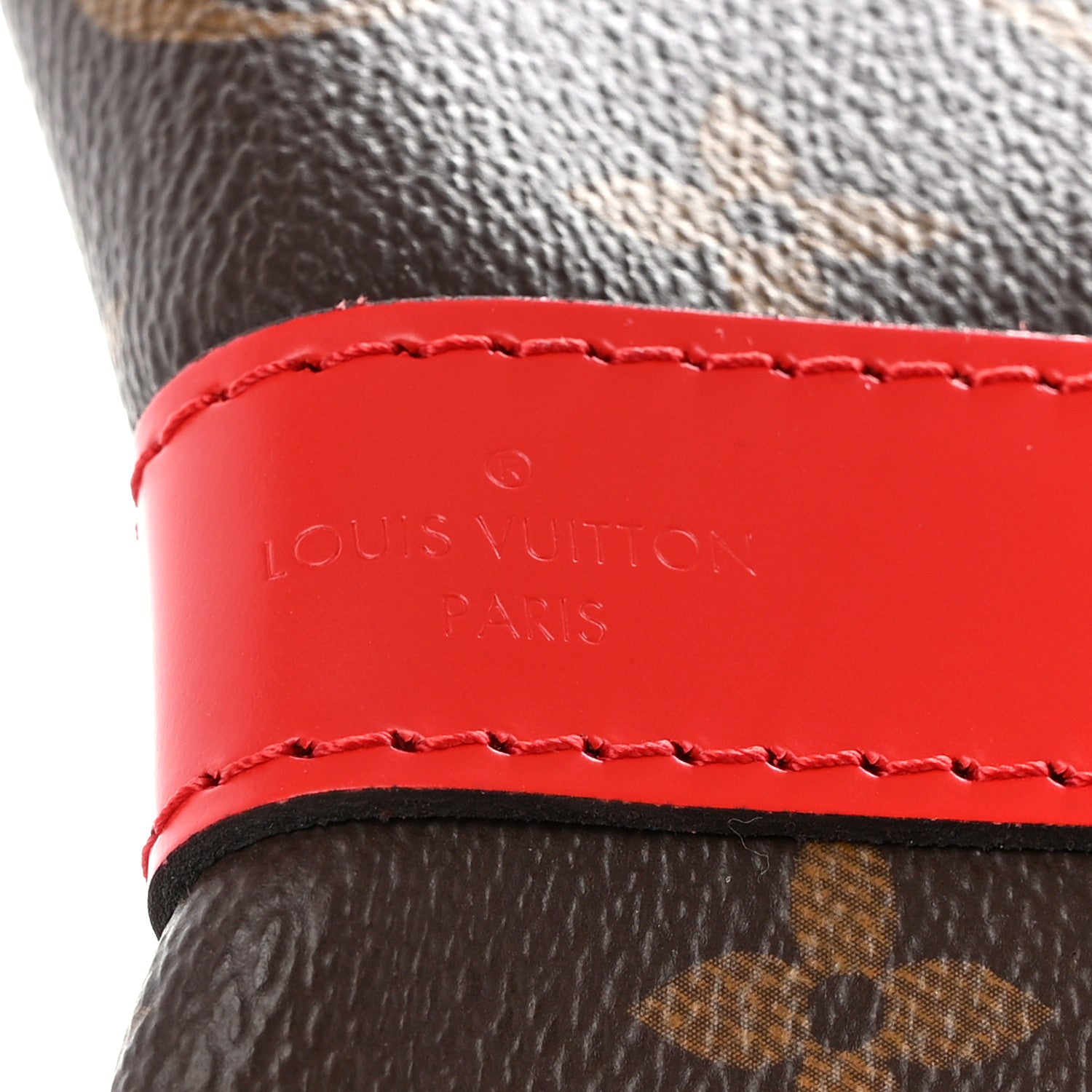 Louis Vuitton Calfskin Monogram Keepall Bandouliere 50 Coquelicot 5 of 8