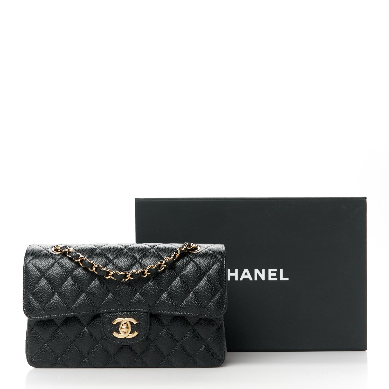 Chanel Caviar Quilted Small Double Flap Black 13 of 13