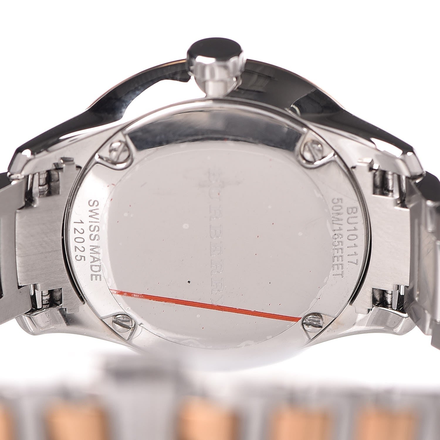 Burberry Stainless Steel 32mm Classic Round Quartz Watch Rose BU10117 7 of 9
