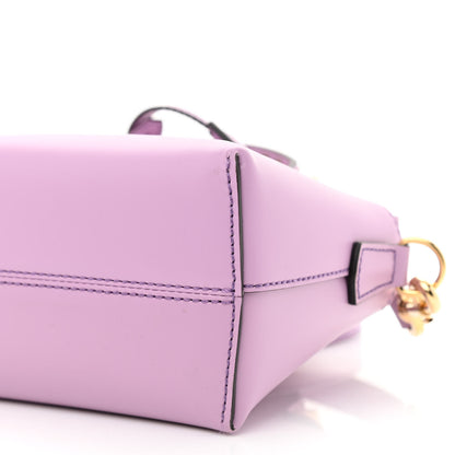 Fendi Vitello King Logo Embossed Mini By The Way Boston Bag Violetta 10 of 10