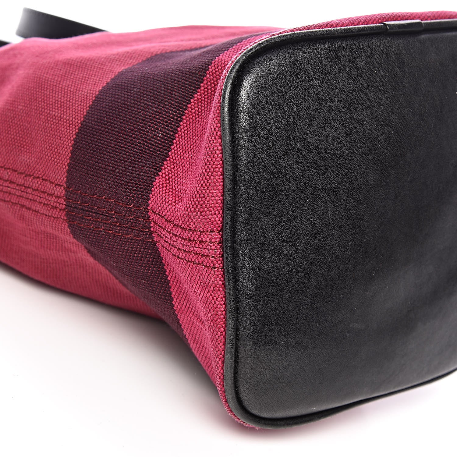 Burberry Overdyed Canvas Mega Check Mini Ashby Tassel Crossbody Deep Plum 8 of 9