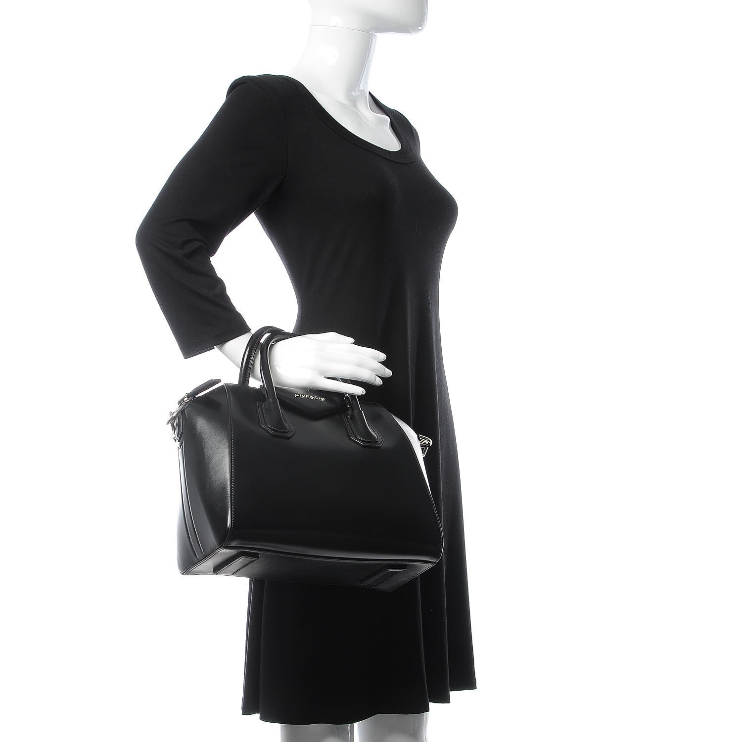 Givenchy Shiny Lord Calfskin Small Antigona Black 3 of 8