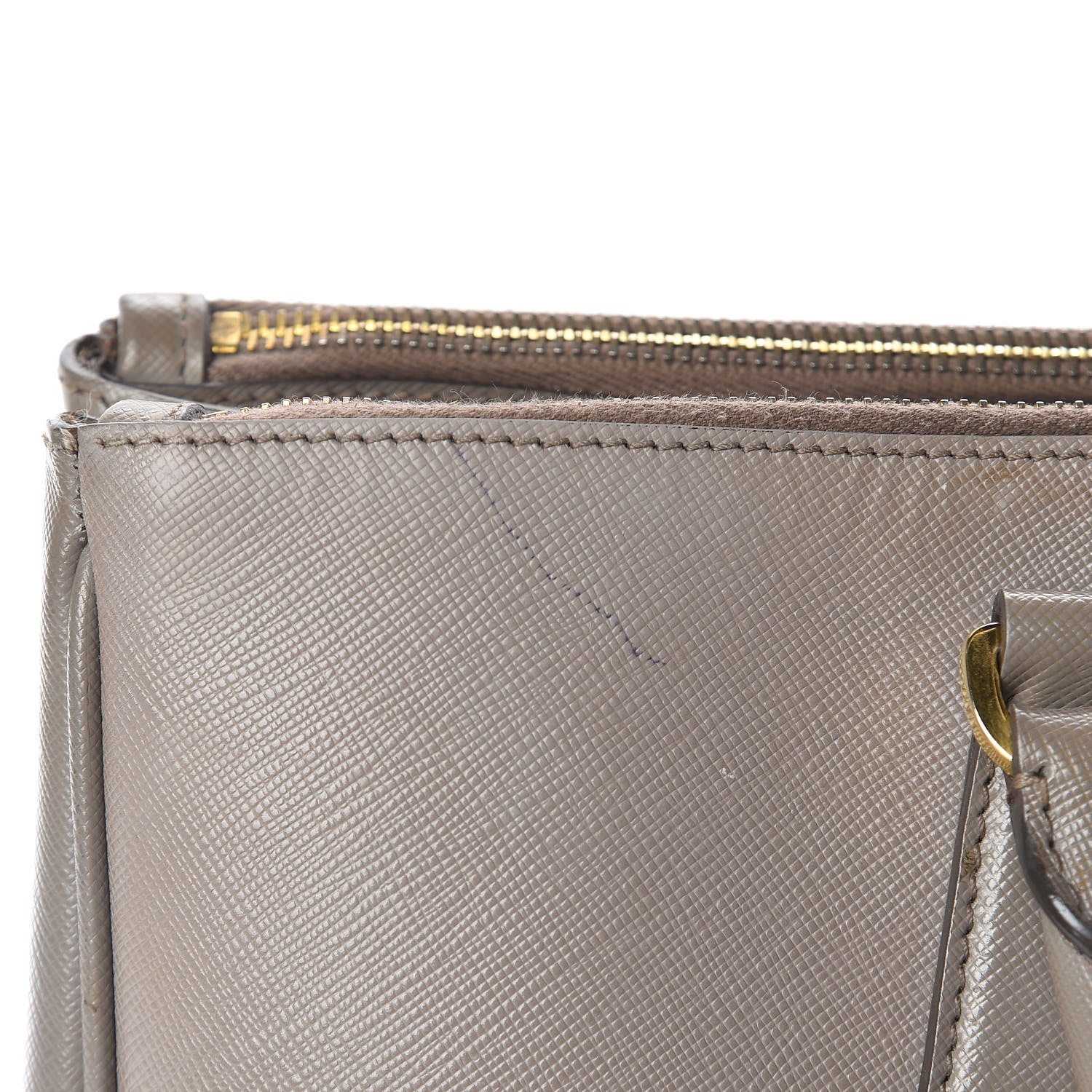 Prada Saffiano Large Galleria Double Zip Tote Argilla 20 of 26