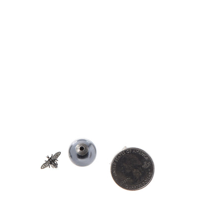 Christian Dior Mise En Dior Tribal Bee Earrings Grey 2 of 5