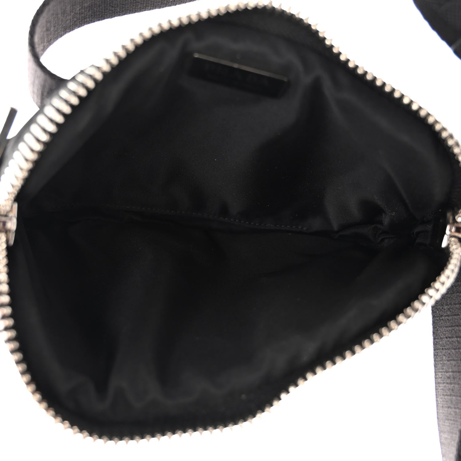 Prada Nylon Saffiano Belt Bag Black 5 of 10