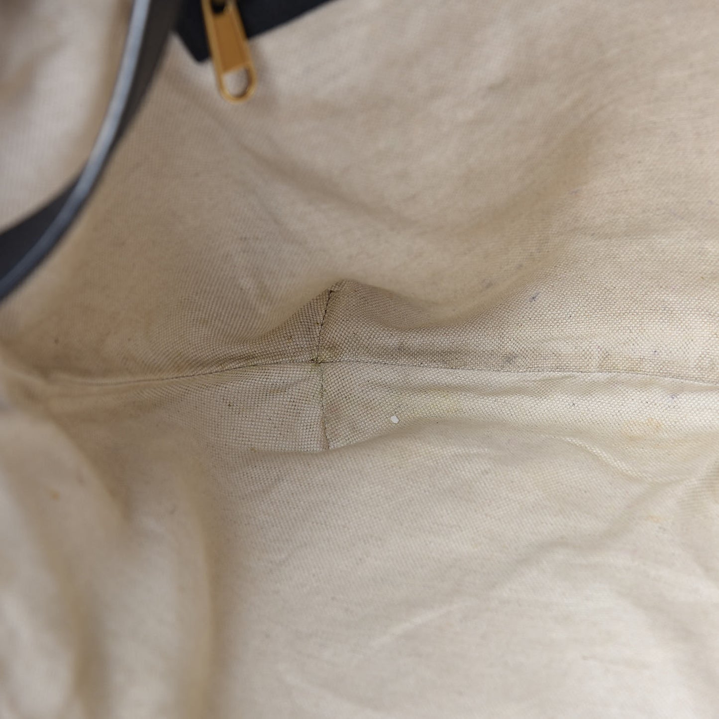 Grained Calfskin Logo Half Moon Hobo Black