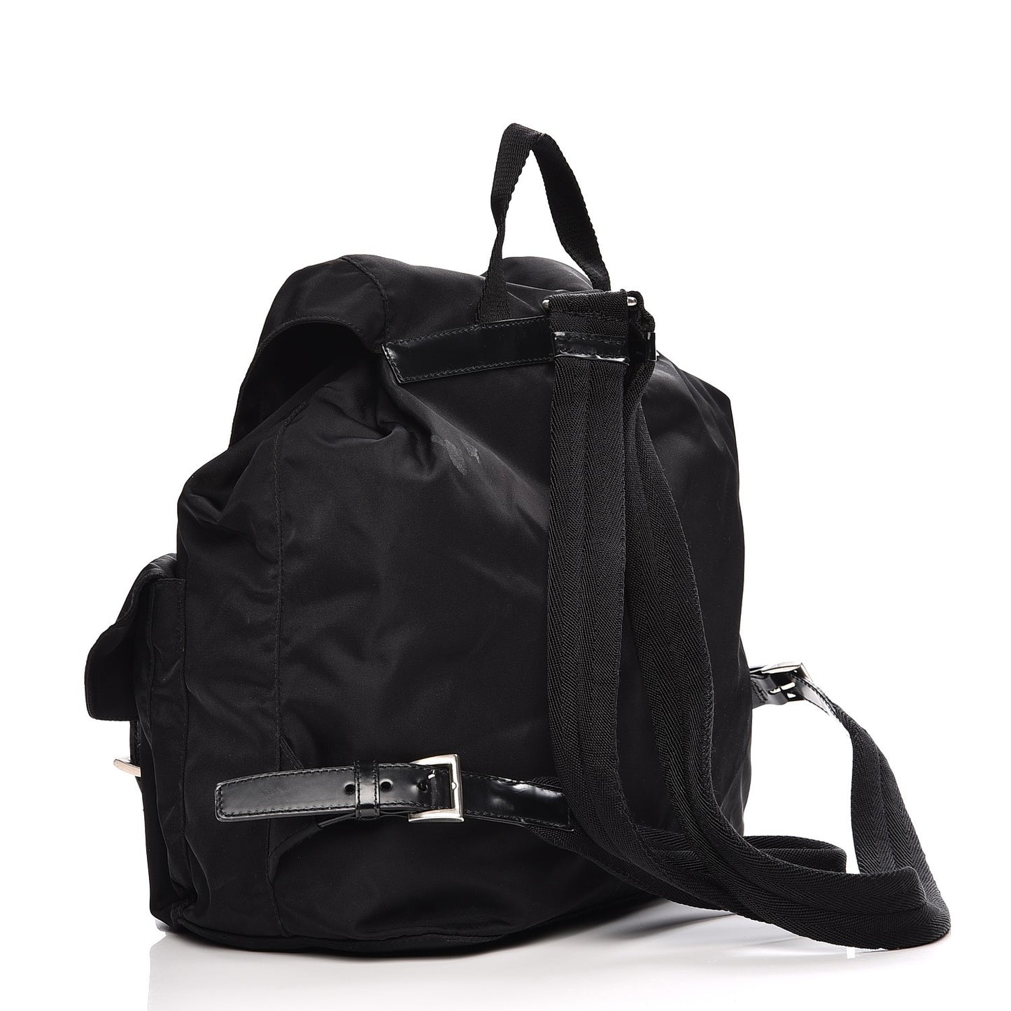 Nylon Vela Medium Backpack Black