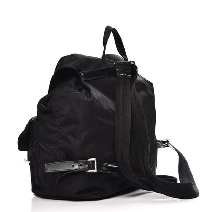 Prada Nylon Vela Medium Backpack Black 3 of 12