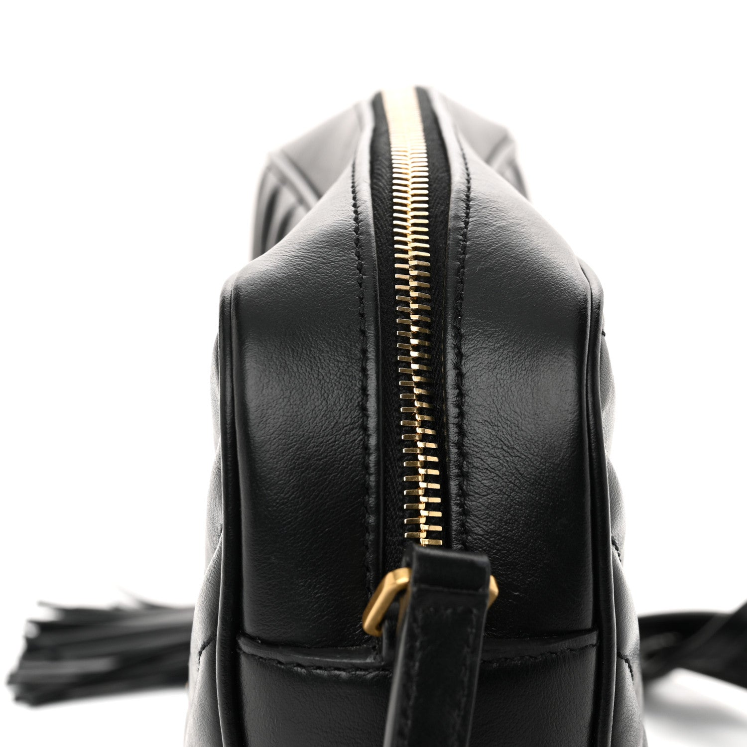 Saint Laurent Calfskin Matelasse Monogram Lou Camera Bag Black 10 of 10