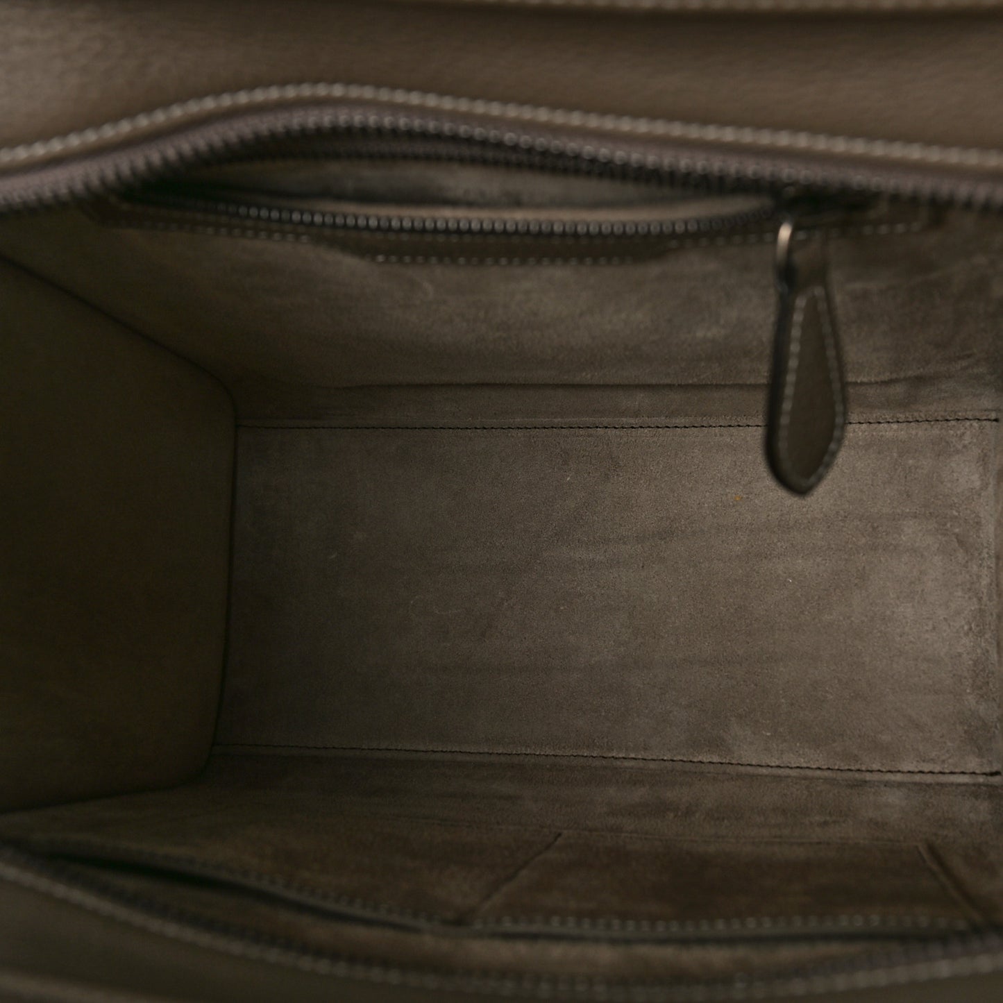 Drummed Calfskin Micro Luggage Souris