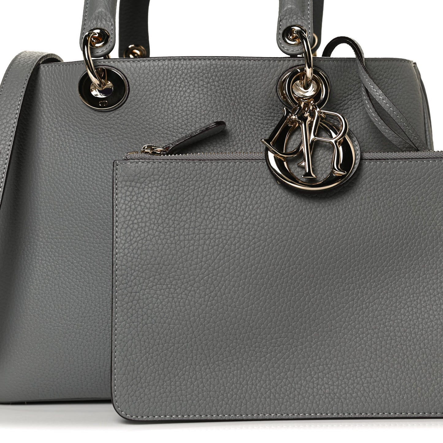 Bullcalf Medium Diorissimo Tote Gris