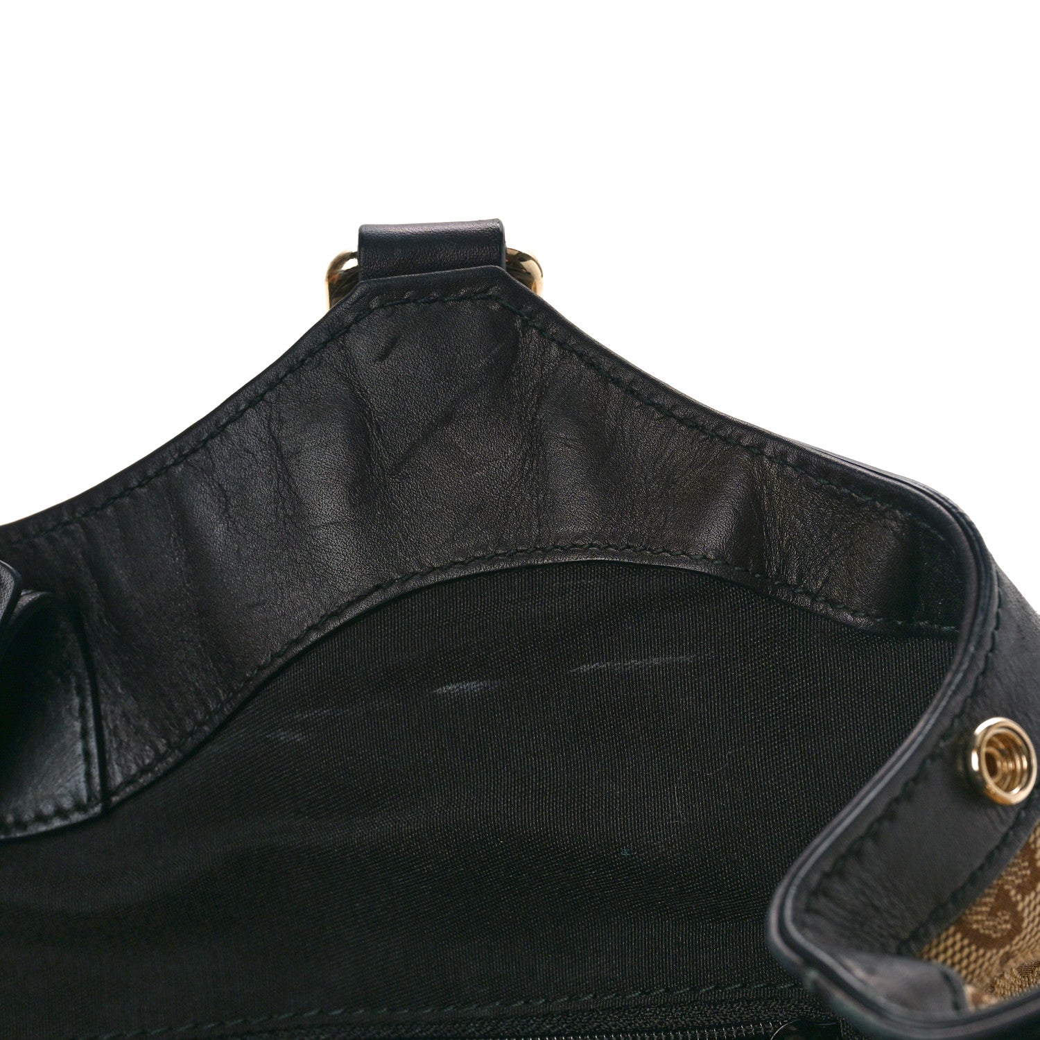 Gucci Monogram Shoulder Bag Dark Brown 12 of 12